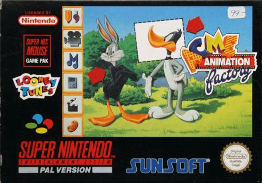 Acme Animation Factory box art for Super Nintendo